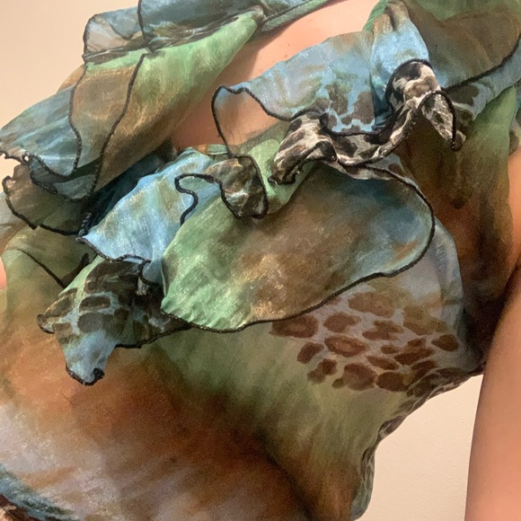 Halterneck Ruffle Top - Picture 16 of 16